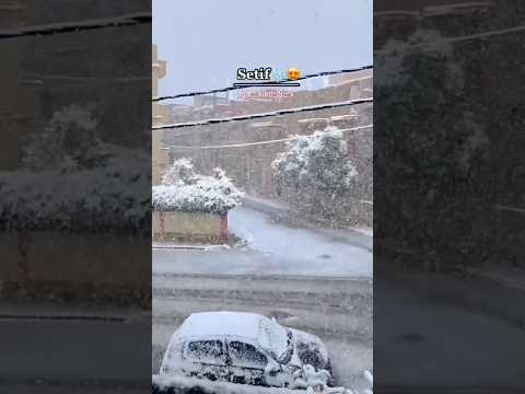 ثلوج من ولاية سطيف اللهم زيد و بارك ثلوج