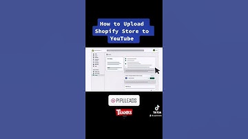 How to Upload Shopify Store to YouTube 🚀🚀🚀