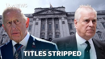 Prince Andrew relinquishes Duke of York title following a string of 