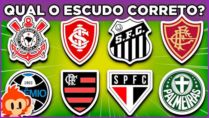 QUAL É O TIME? ADIVINHE O CLUBE DE FUTEBOL EM 3 SEGUNDOS PELO ESCUDO [QUIZ  DE FUTEBOL 2022] #futebol