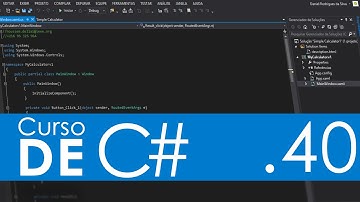 Curso de Programação em C# - Aula 40 Novo projeto em Windows Forms