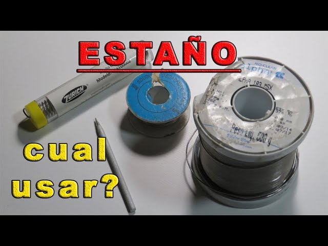 Estaño para soldadura electrónica QuickSolder - Electronicaspro