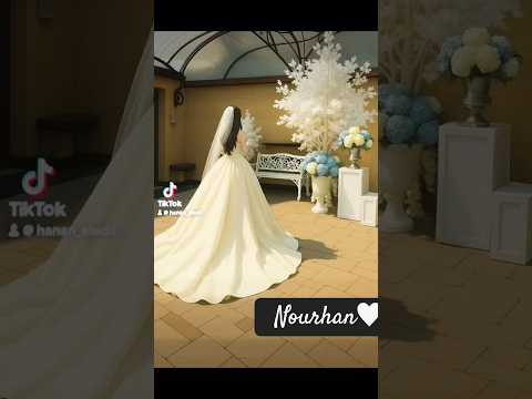 وقالوا الشعر عن نورهان فستانك الابيض عرس عروس عروسة حسين الجسمي ترند زفات زفات بالاسماء ترند
