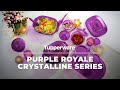Tupperware Purple Royale Crystalline Series