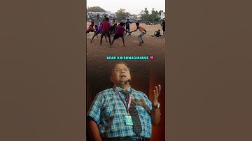 💥 Dear Krishnagirians ❤️ | 