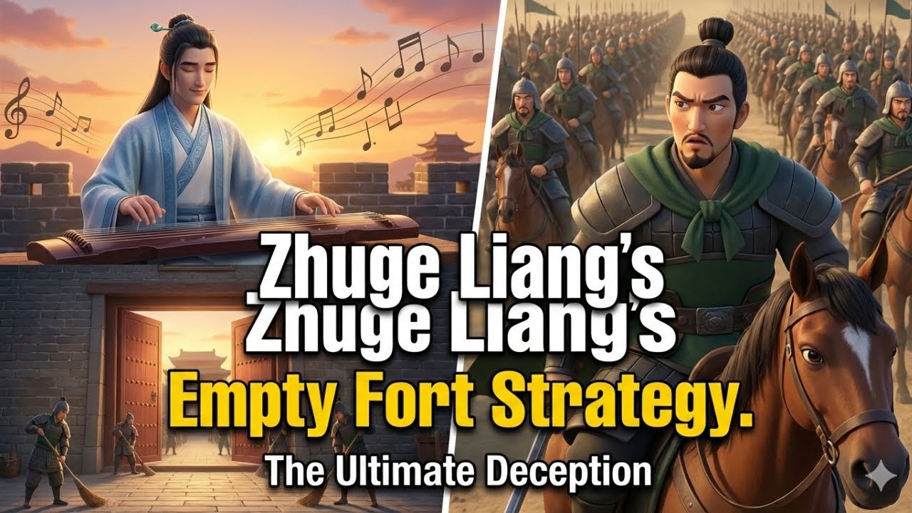 Three Kingdom,Zhuge Liang ,The legendary Empty Fort Strategy,Kongming,Sleeping Dragon