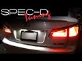 SPECDTUNING INSTALLATION VIDEO: 2006 - 2008 LEXUS IS250 LED TAIL LIGHTS