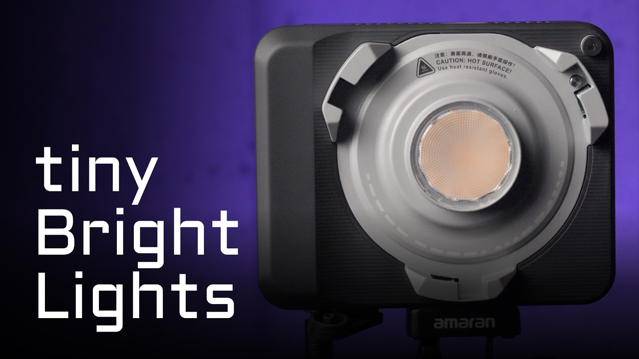 amaran Ray 60c and 120c, Tiny Bright Lights