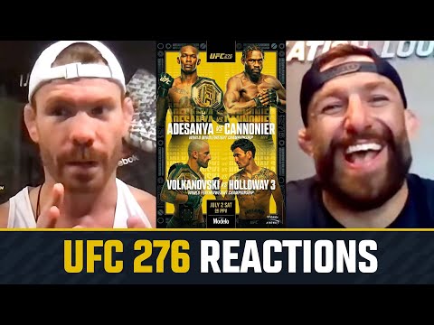 UFC 276 REACTIONS!!! | Round-Up w/ Paul Felder & Michael Chiesa
