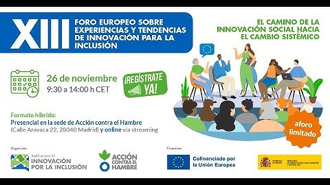 13th European Forum on Experiences and Trends in Innovation for Inclusion - Part II