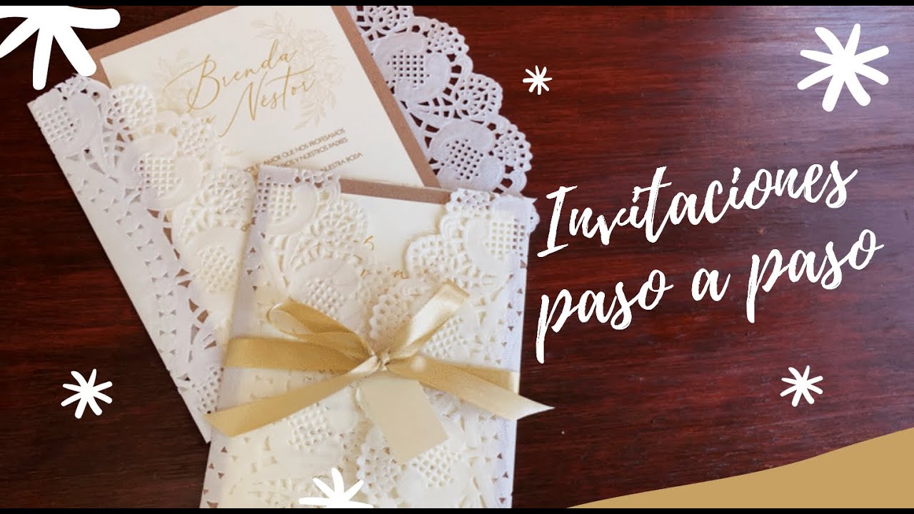 INVITACIONES PASO A / REALIZO MIS TARJETAS -