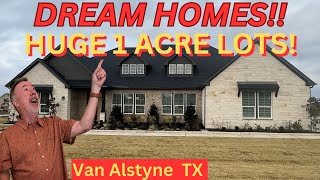Living Large in Van Alstyne, TX: Dream Homes in Creekside on 1+ Acre Lots!