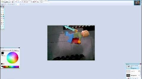 Tutorial , How to do Masking on Paint . net and lightsaber efect