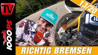 Braking in corners  How to ride a motorcycle 13/20