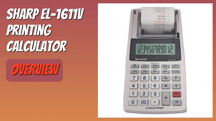 REVIEW (2025): Sharp EL-1611V Printing Calculator. Features.