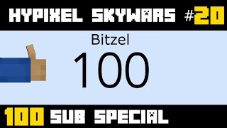 [100 SUB SPECIAL] Hypixel Skywars # 20 | Pack Release & 100 Subs!