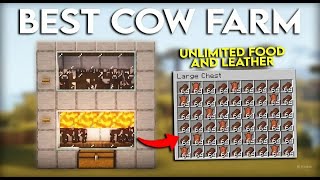 Minecraft: how to make cow farm bedrock + java