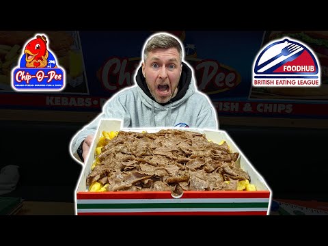 MASSIVE MEAT MUNCH BOX CONTEST FOR £300 CASH PRIZE - 2KG KEBAB & CHIPS!