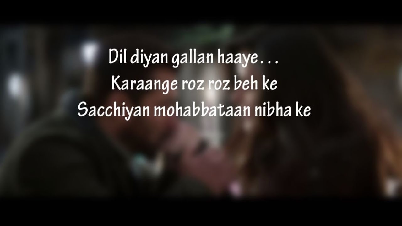 LYRiCSDil Diyan Gallan Lyrical Full Song  Tiger Zinda Hai  Salman Khan  Katrina Kaif HD
