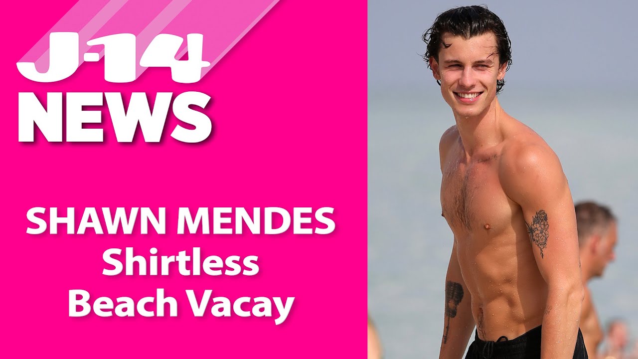 Shawn Mendes Shirtless & All Smiles On Miami Beach Vacay