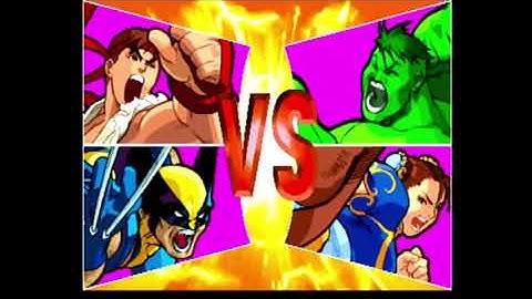 Marvel vs Capcom -  Dreamcast Gameplay