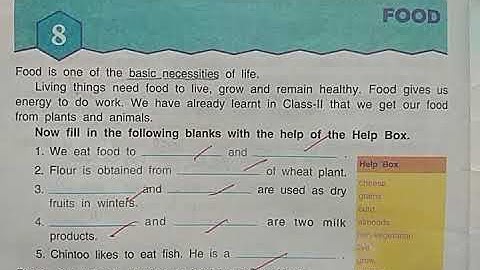 DAV Nahan Class-III Science Lesson-8, Part-2