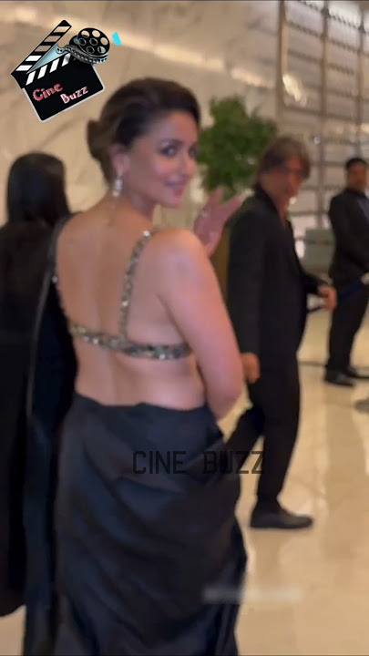 Alia Bhatt in Black Saree #aliabhatt #bollywoodactresses #shorts