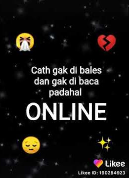 chat gak di bls dan gk dibaca padahal online