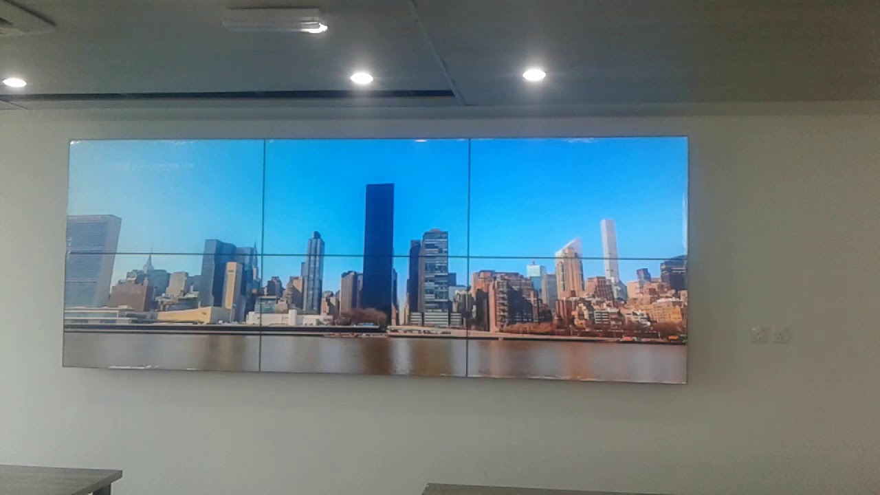 Video wall installation YouTube
