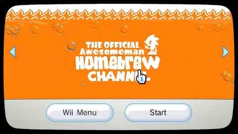 Awesome Man Homebrew Channel Theme (+Download)