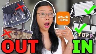 WHY I SOLD Designer Bags To Buy Cheap TEMU Handbags? All The Bags I Bought And Sold In 2024 SO FAR!