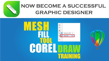 How to use Mesh Fill Tool in CorelDraw - Urdu / Hindi