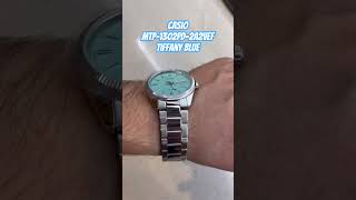 Casio Mtp-1302pd-2a2vef Tiffany Blue #casio #tiffany #luxurylifestyle #watch #japan #fashion #music