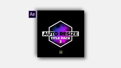 Auto Resize Modern Title Pack 2 | Videohive Project Templates