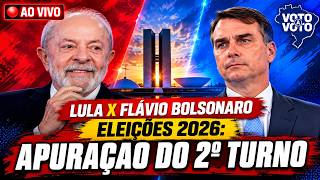 🔴 APURAÇÃO DAS ELEIÇÕES 2026: LULA E FLÁVIO BOLSONARO DISPUTAM VOTO A VOTO NO 2º TURNO