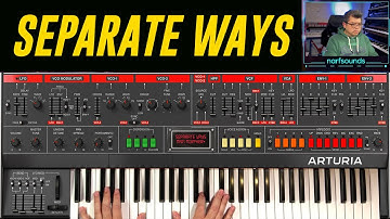 Journey Separate Ways | 80s Synth Keyboard Sounds | Gig Performer Arturia V-Collection X | Jup-8 V4
