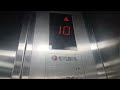 Some 1.5 m/s OTIS 2000 (Sigma Di) elevators at Shine Tower II, Gyo Phyu road, Yangon, Myanmar