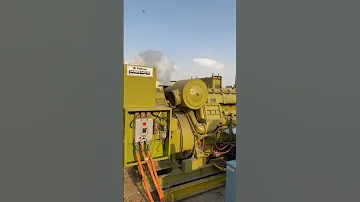 شاهد طريقة تشغيل اضخم مولد 