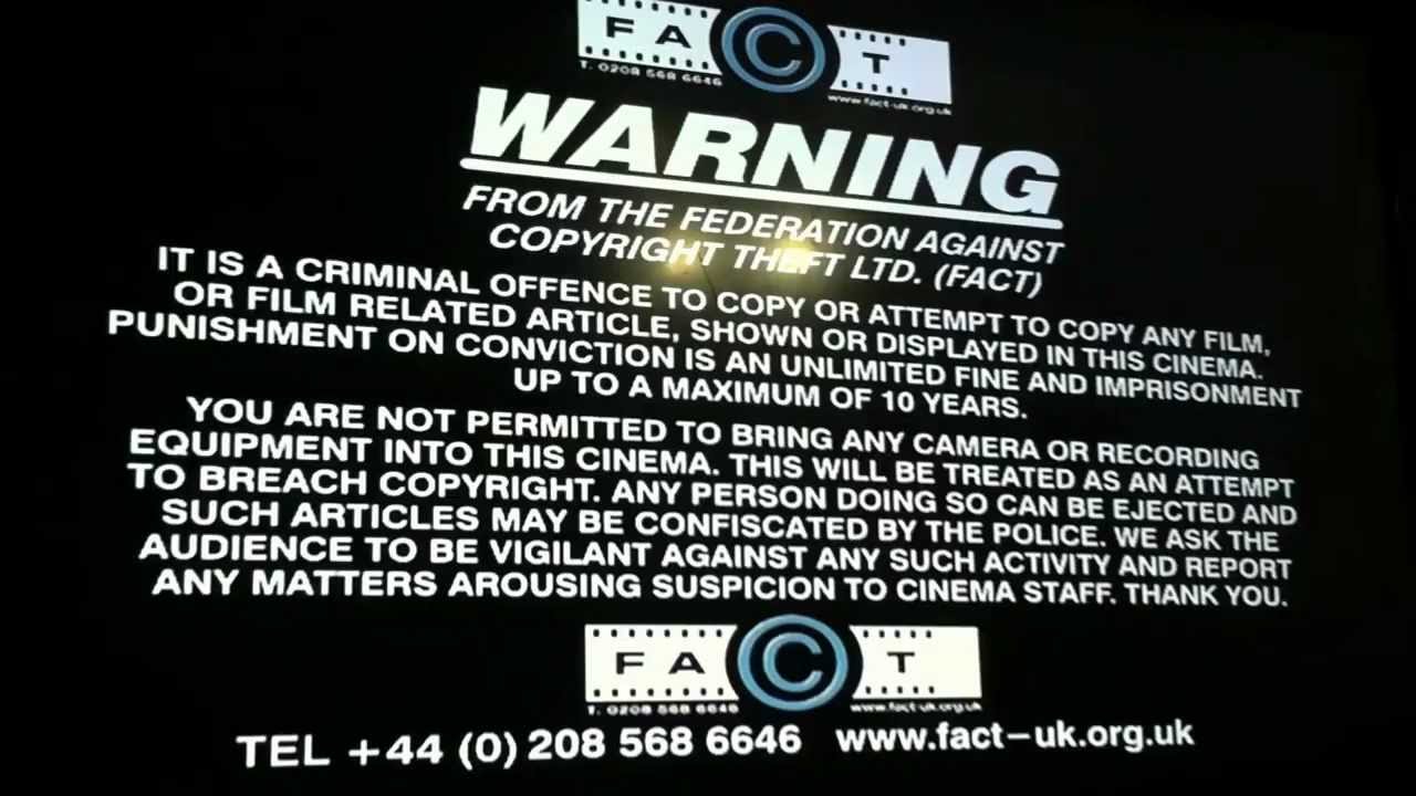 Federation Against Copyright Theft FEDRATION AGAINST COPYRIGHT THEFT - YouTube