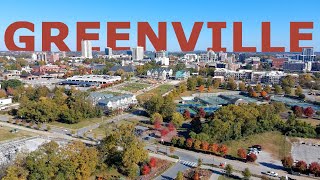Downtown Greenville, SC Fall Scenery 2025