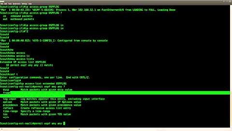 Access List Logging lab in GNS3