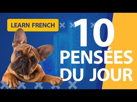 Learn French I Mes 10 pensées du jour # 154