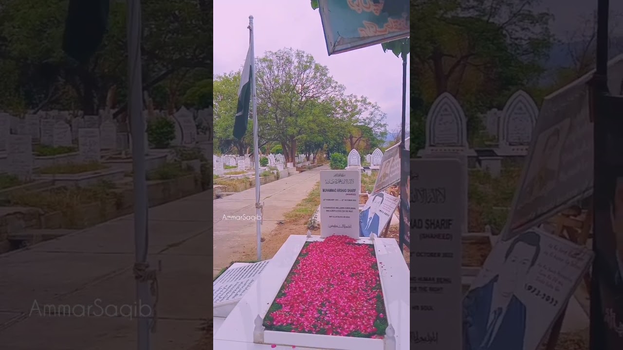 Arshad Sharif Shaheed Tomb 