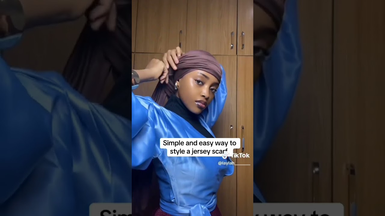 HOW TO TIE JERSEY SCARF💯🙌 