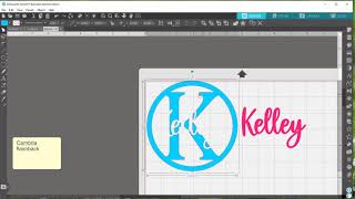 Inlaying words using the Knockout method with Silhouette Studio and Glowforge