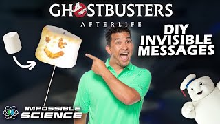 Famous Secret Marshmallow Messages with Ghostbusters: Afterlife! | Impossible Science at Home Net Worth