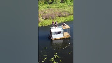 Homemade Houseboat