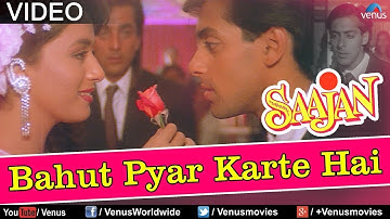 Bahut Pyar Karte Hain (Male) - Saajan (1991) HD