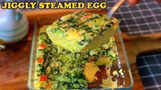 Jiggly Steamed Egg by Chef Malekeh for Breakfast 