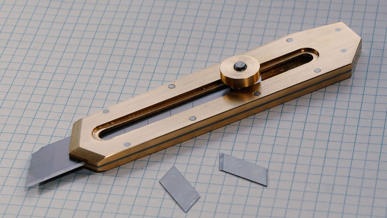 Knife Making Brass Construction Knife YouTube